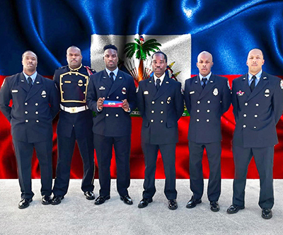 Haitian American Firefighters photo